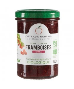 Confiture de framboises 260g Coteaux Nantais